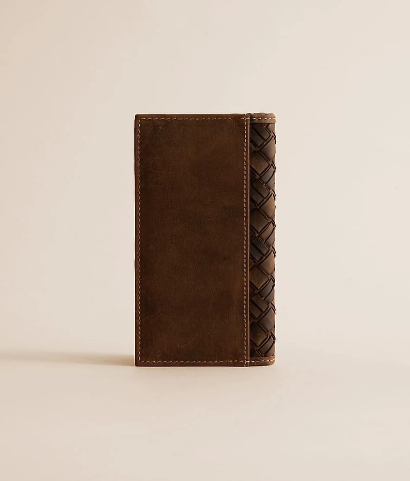 Rodeo Basket Weave Leather Wallet