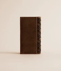Rodeo Basket Weave Leather Wallet