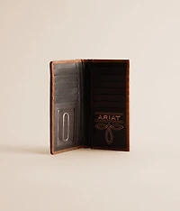 Rodeo Basket Weave Leather Wallet