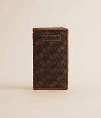 Rodeo Basket Weave Leather Wallet