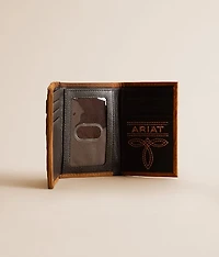 Weaved Leather Wallet