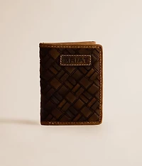Weaved Leather Wallet