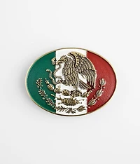 Mexico Flag Belt Buckle