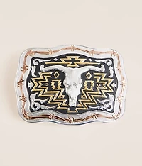 Long Horn Belt Buckle
