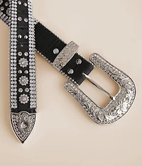 Glitz Leather Belt