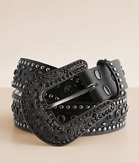 Glitz Leather Belt