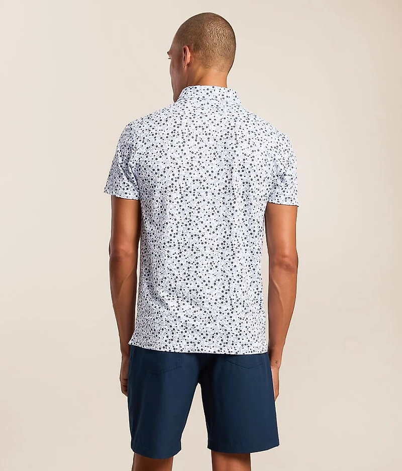 Floral Performance Polo
