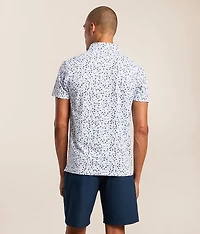 Floral Performance Polo