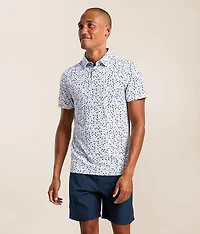 Floral Performance Polo