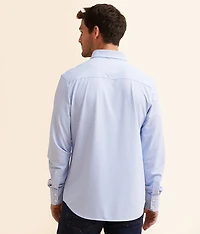 Textured Athletic Performance Stretch Shirt