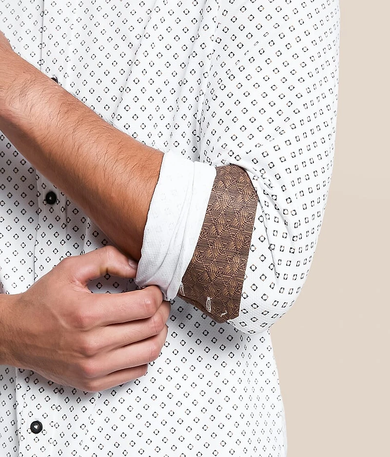 Square Knit Standard Performance Stretch Shirt