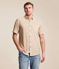 Athletic Striped Performance Stretch Shirt