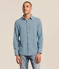 Striped Ripstop Performance Stretch Shirt
