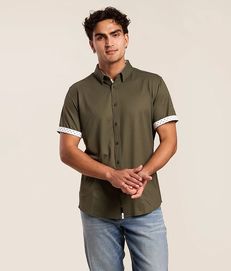 Textured Athletic Stretch Shirt
