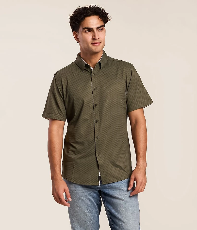 Textured Athletic Stretch Shirt