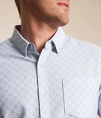 Diamond Seersucker Stretch Shirt