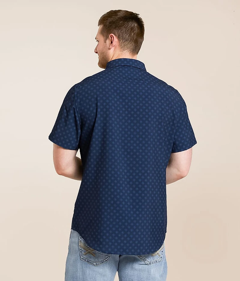 Diamond Seersucker Stretch Shirt