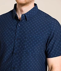 Diamond Seersucker Stretch Shirt