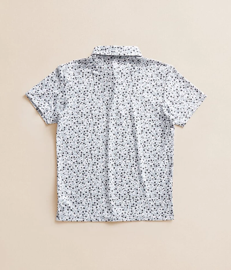 Boys - Floral Performance Polo
