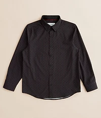 Boys - Dot Performance Stretch Shirt