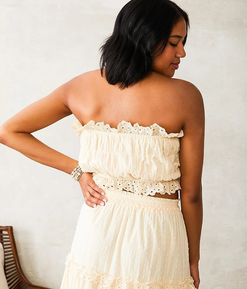 Swiss Dot Tube Top