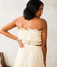 Swiss Dot Tube Top