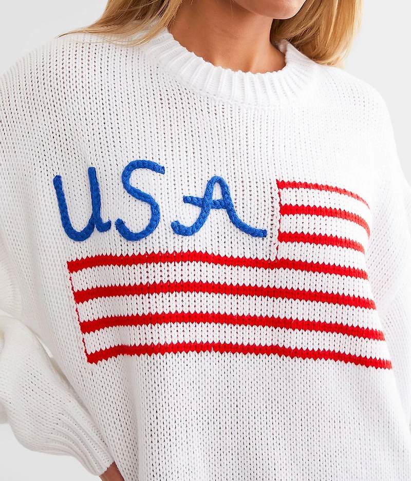 USA Flag Sweater