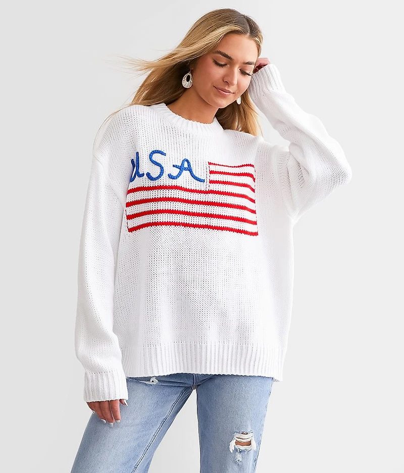 USA Flag Sweater