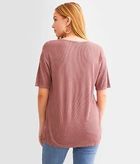 Washed Chest Pocket Top