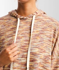 Space Dye Cropped Hoodie