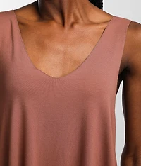 Double V-Neck Tank Top