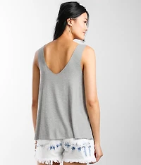 Double V-Neck Tank Top