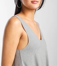 Double V-Neck Tank Top