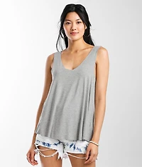 Double V-Neck Tank Top
