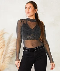 Sheer Sparkle Top