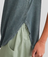 Washed Thermal Tank Top