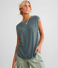Washed Thermal Tank Top