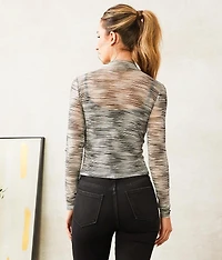Sheer Space Dye Top