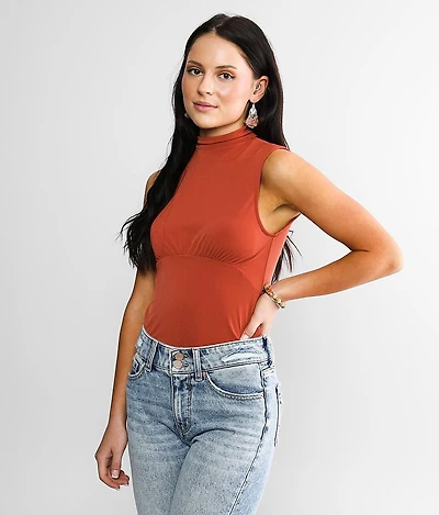 Mock Neck Bodysuit