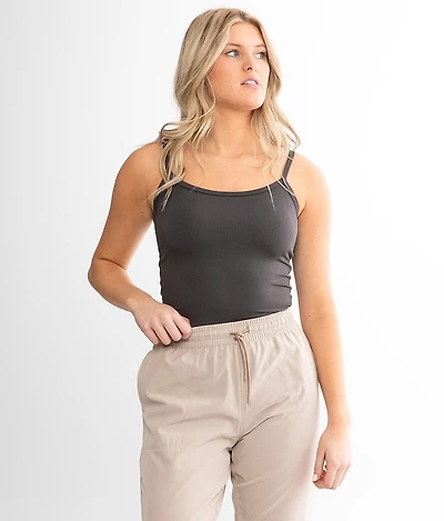 Two-Way Ribbed Tank Top