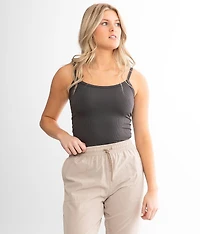 Two-Way Ribbed Tank Top