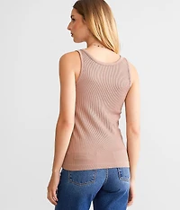 Ribbed Contour Tank Top