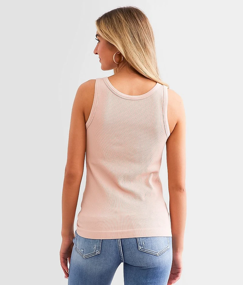 Ribbed Contour Tank Top