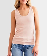Ribbed Contour Tank Top