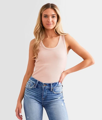 Ribbed Contour Tank Top