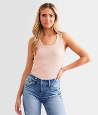 Ribbed Contour Tank Top