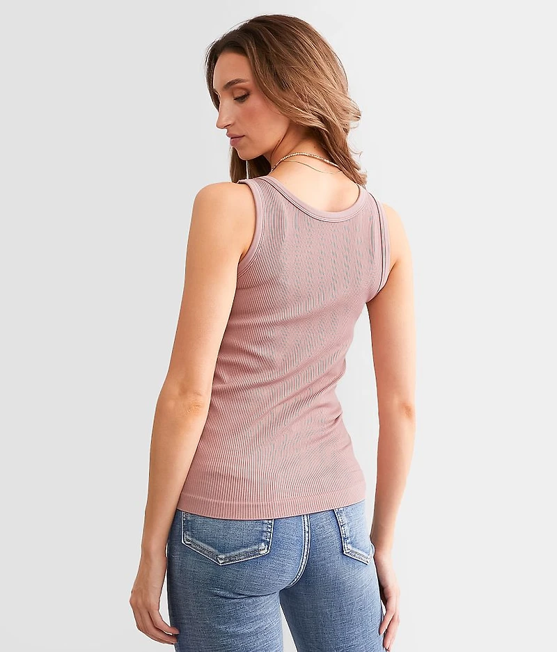 Ribbed Contour Tank Top