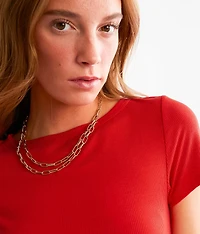 Cinch Tie Back Top