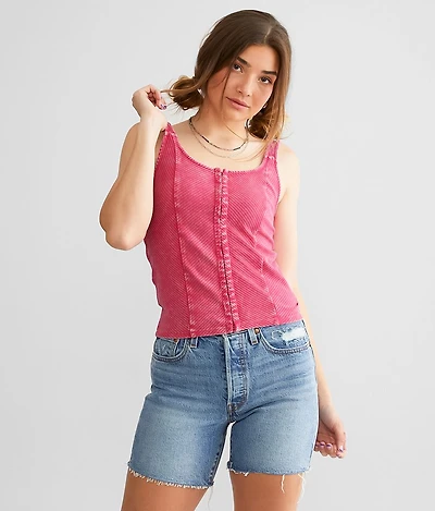 Hidden Hook & Eye Tank Top