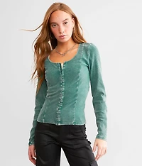 Hidden Hook & Eye Top
